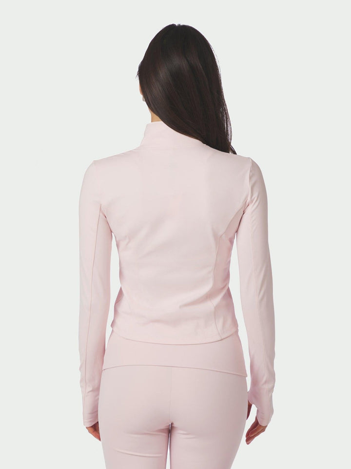 Nolana Zip Blouse Light Pink | Genser | Smuk