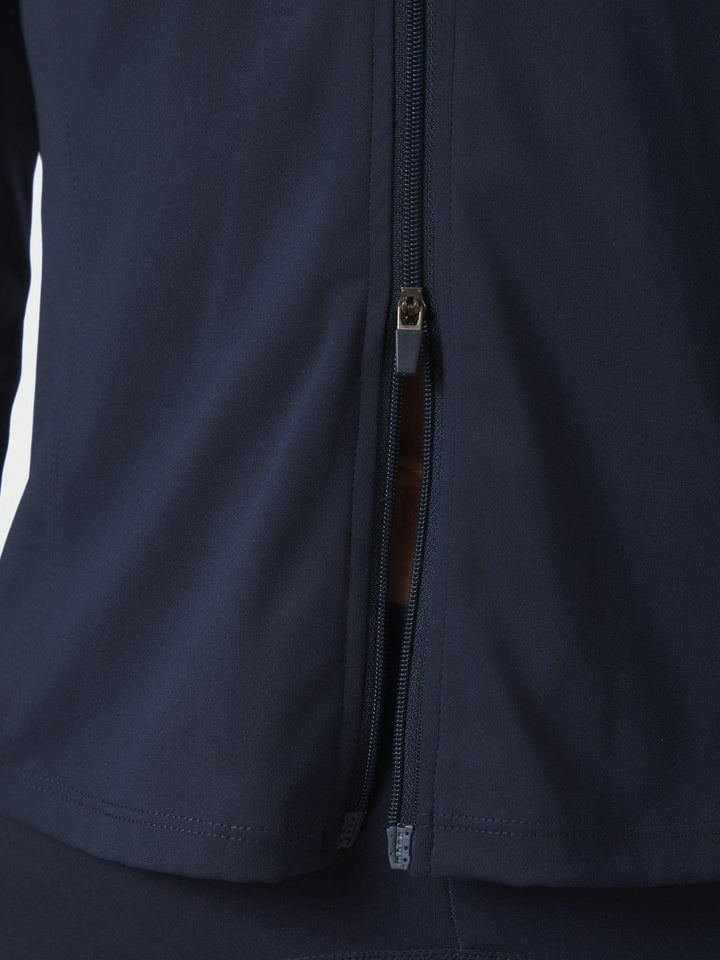 Nolana Zip Blouse Navy | Skjorter og bluser | Smuk