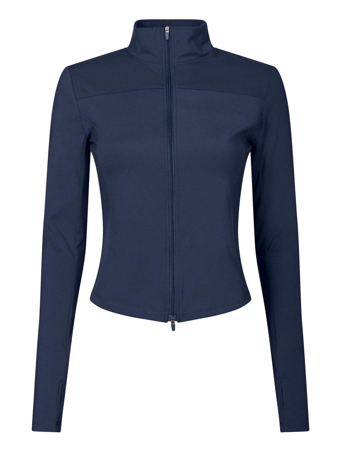 Nolana Zip Blouse Navy | Skjorter og bluser | Smuk