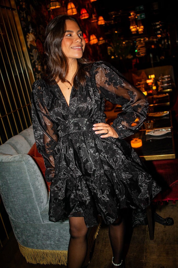 Noor Dress Shiny Black | Kjoler | Smuk - Dameklær på nett