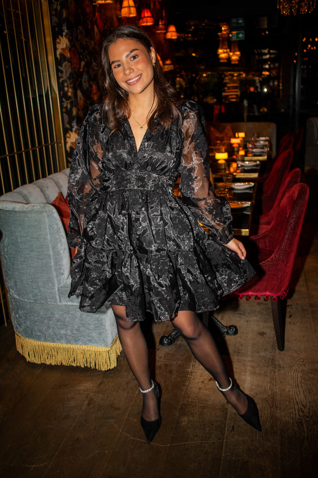 Noor Dress Shiny Black | Kjoler | Smuk - Dameklær på nett