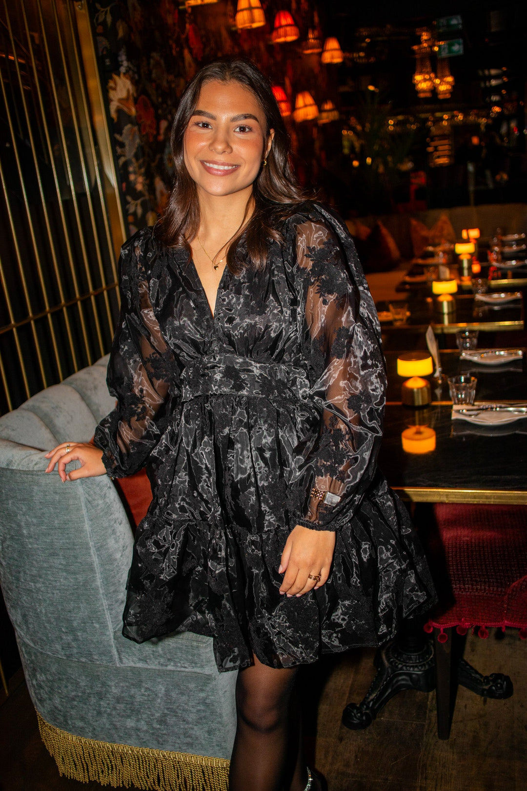 Noor Dress Shiny Black | Kjoler | Smuk - Dameklær på nett