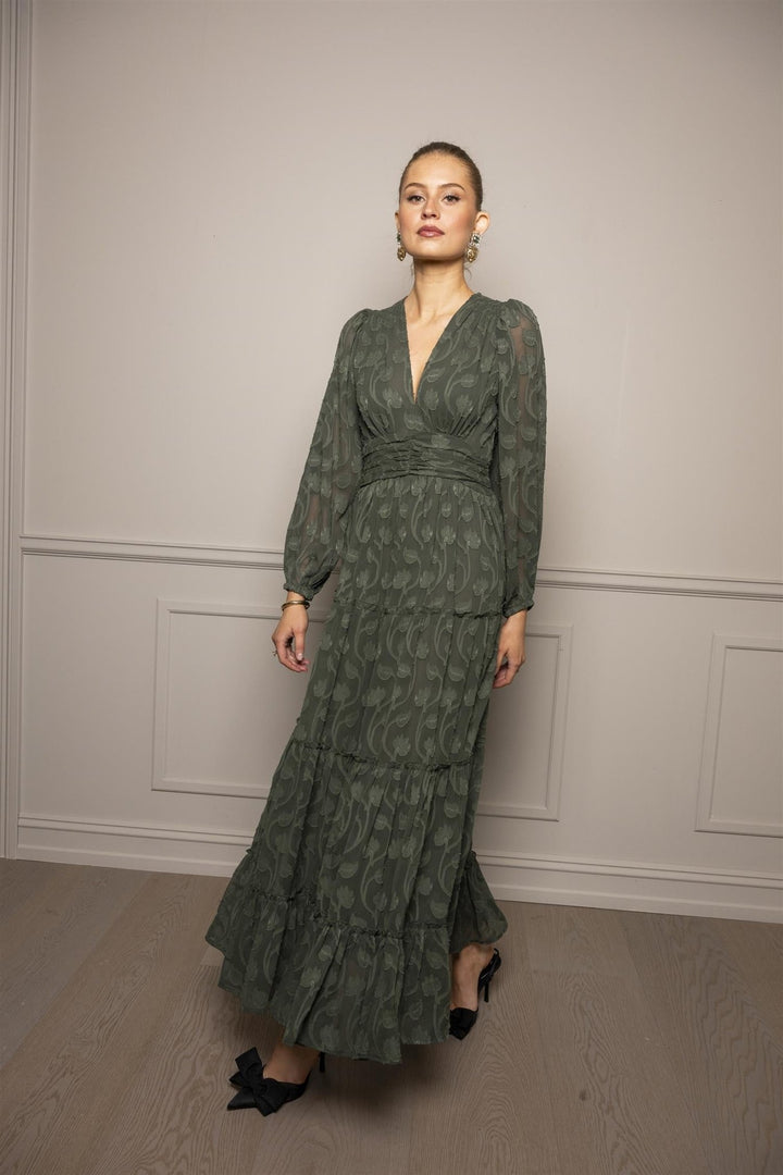 Noor Maxi Dress Luxe Green | Kjoler | Smuk - Dameklær på nett