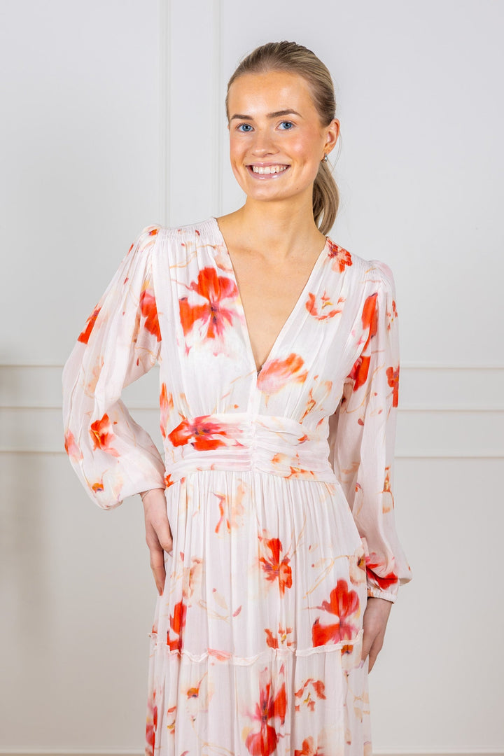 Noor Maxi Dress Rose Bloom | Kjoler | Smuk