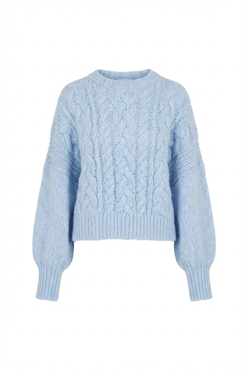 Nora Sweater Light Blue | Genser | Smuk