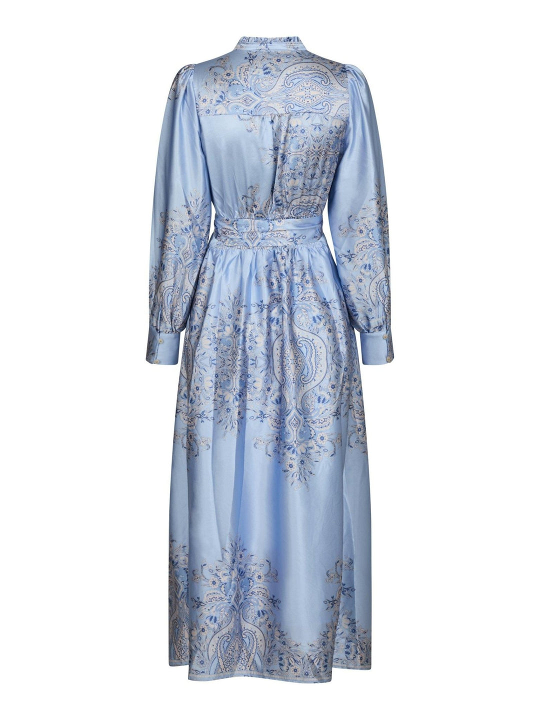 Nova Paisley Border Dress Light Blue | Kjoler | Smuk - Dameklær på nett
