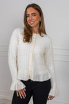 Numa Ls Knit Cardigan Birch