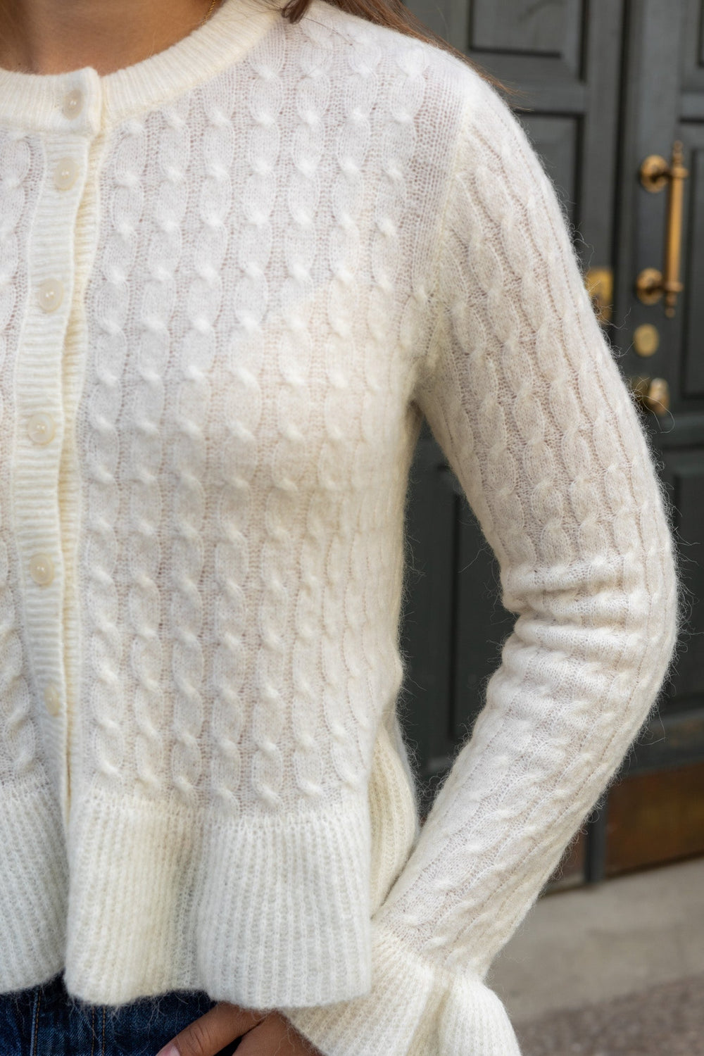 Numa Ls Knit Cardigan Birch | Genser | Smuk - Dameklær på nett