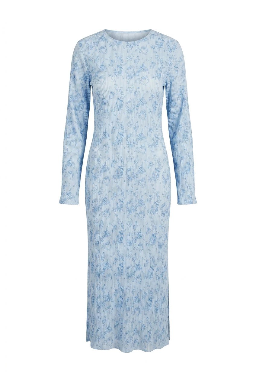 Oda Dress Soft Blue Blossom | Kjoler | Smuk