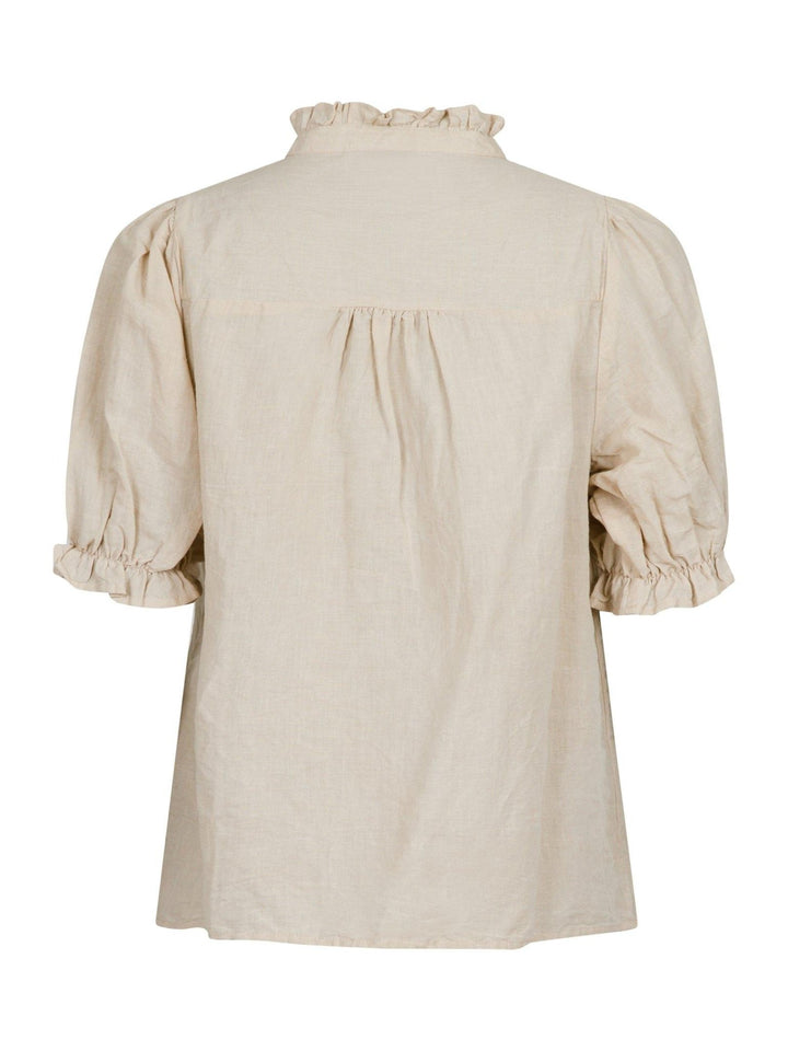 Odesa Linen Blouse Sand