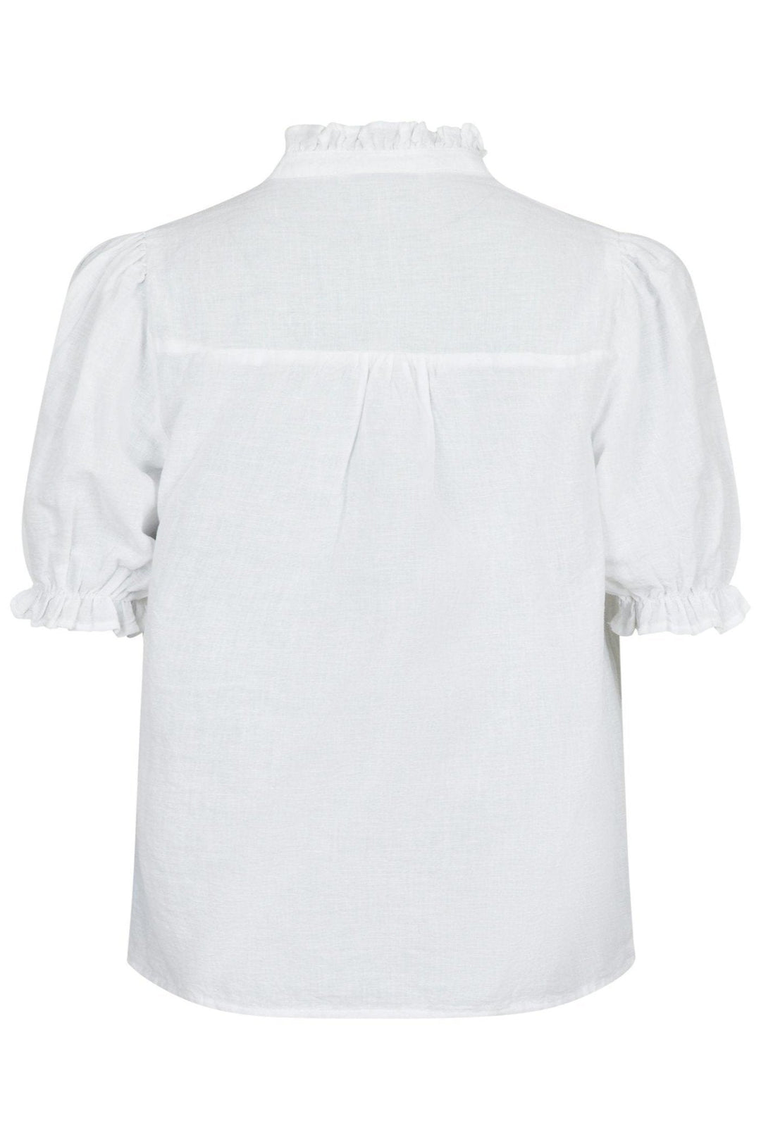 Odesa Linen Blouse White | Skjorter og bluser | Smuk - Dameklær på nett