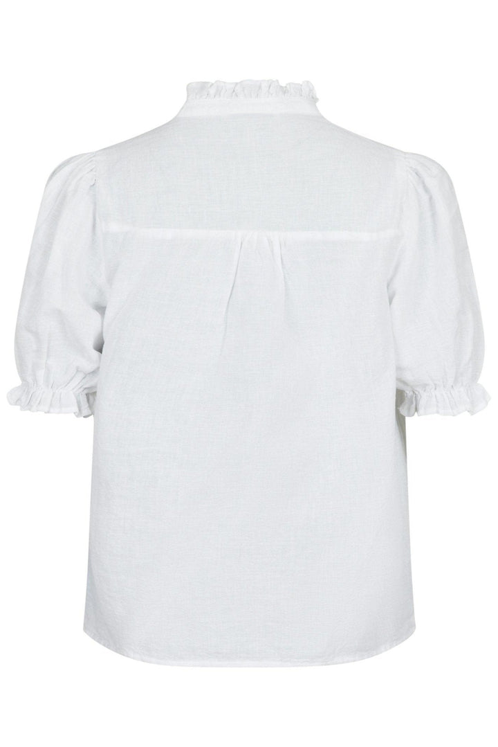 Odesa Linen Blouse White | Skjorter og bluser | Smuk - Dameklær på nett