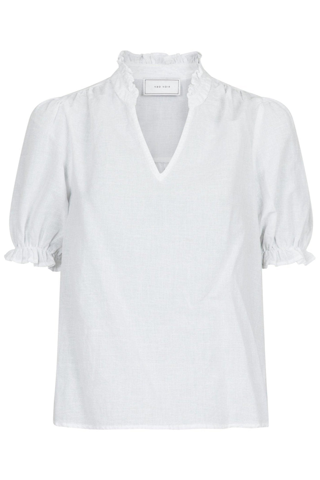 Odesa Linen Blouse White | Skjorter og bluser | Smuk - Dameklær på nett