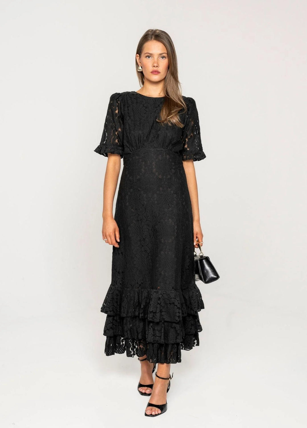 Odette Dress Noir Net | Kjoler | Smuk