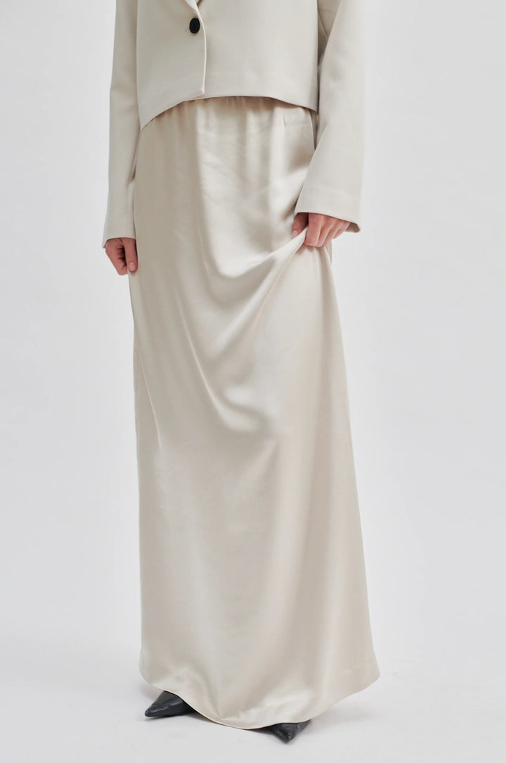 Odile Maxi Skirt Pumice Stone | Skjørt | Smuk - Dameklær på nett