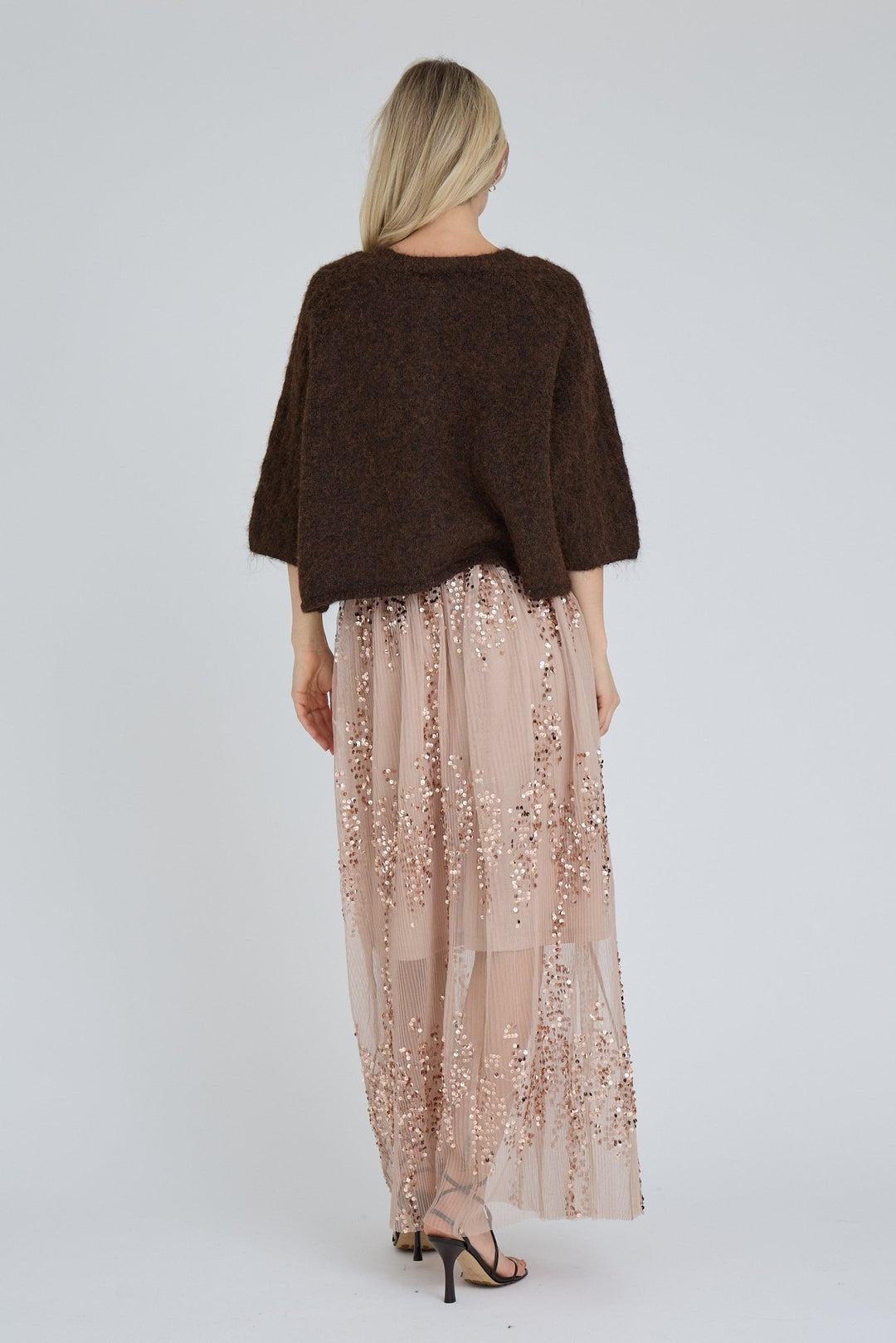 Olivia Knit Cardigan Dark Brown | Genser | Smuk
