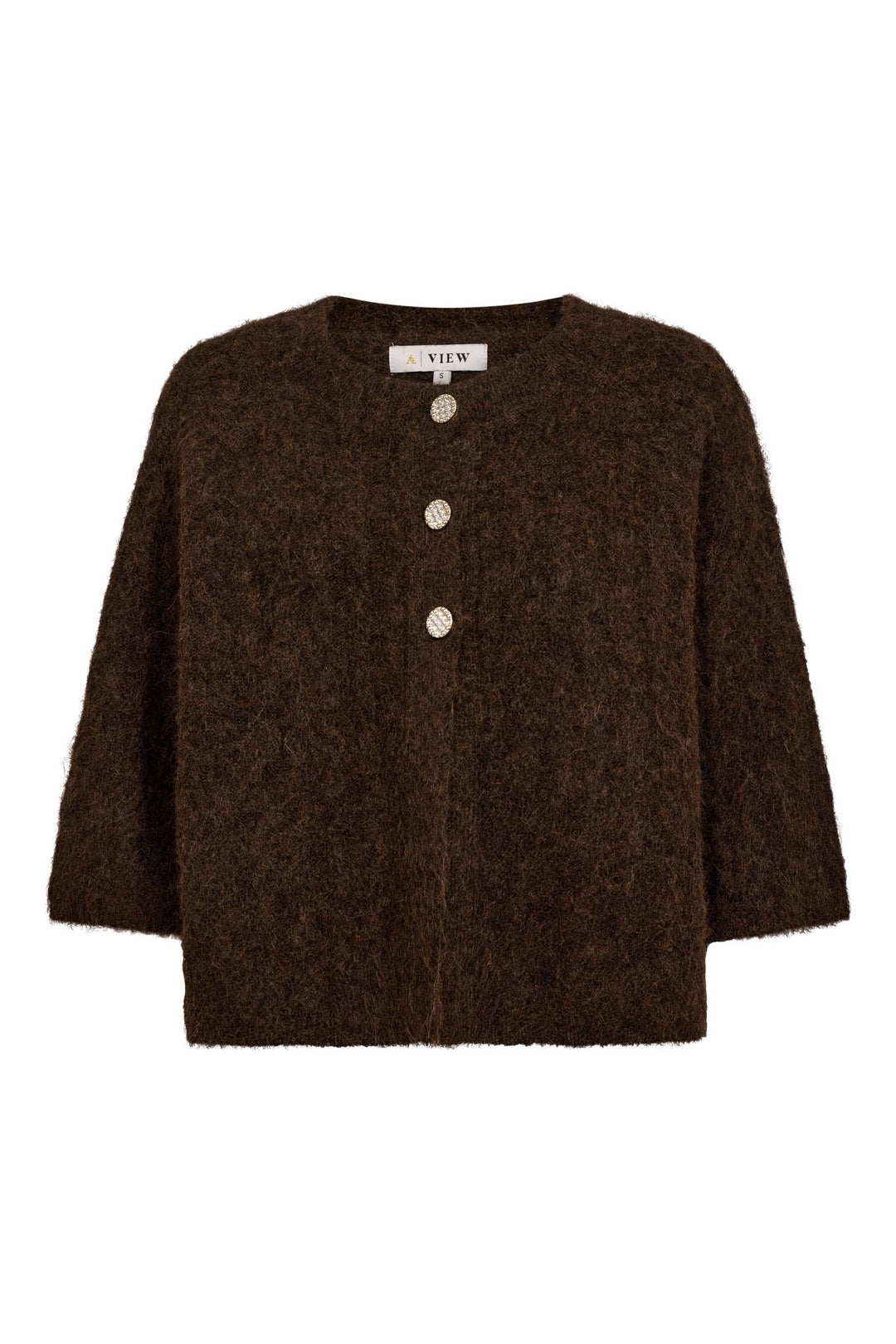 Olivia Knit Cardigan Dark Brown | Genser | Smuk