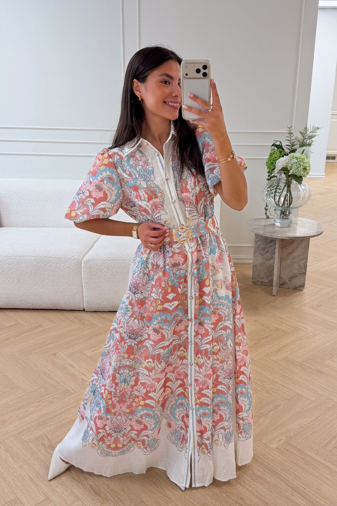 Olivia Maxi Dress Pink | Kjoler | Smuk