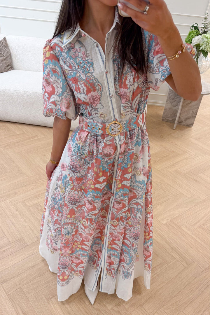 Olivia Maxi Dress Pink | Kjoler | Smuk