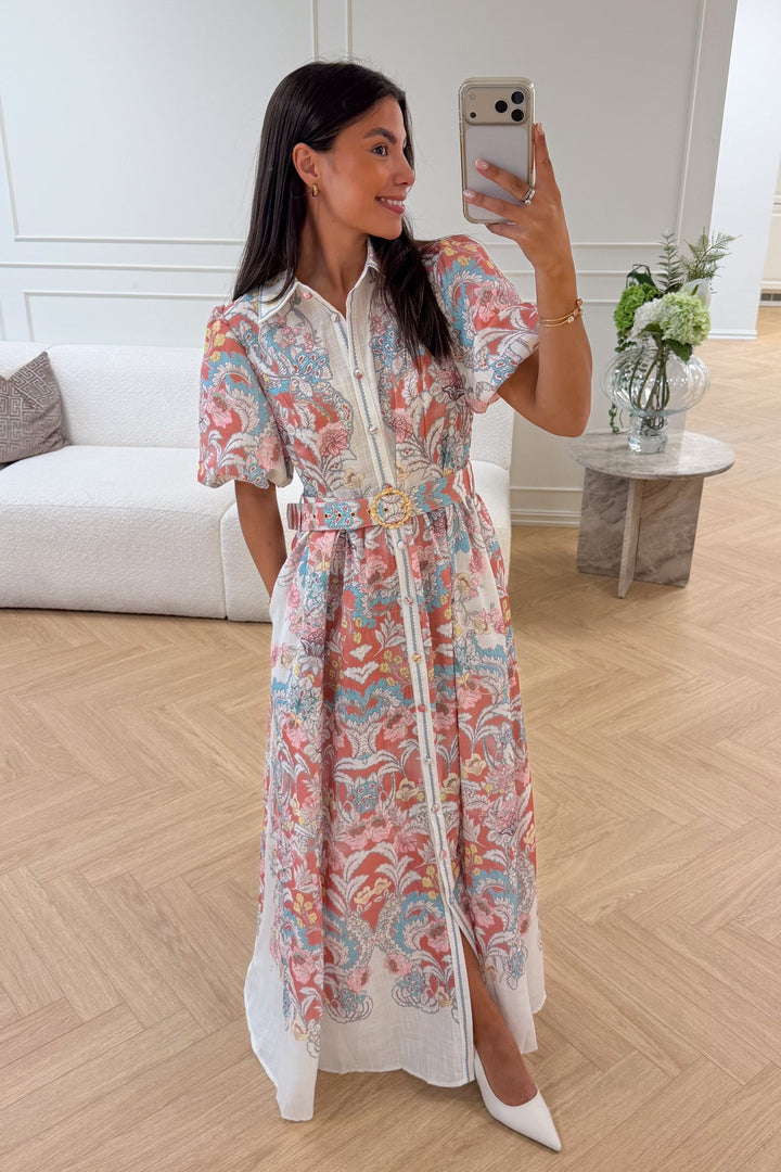 Olivia Maxi Dress Pink | Kjoler | Smuk