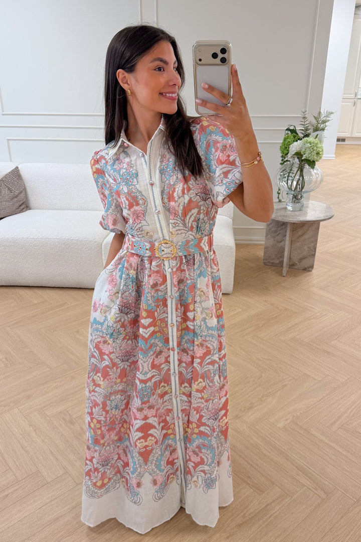 Olivia Maxi Dress Pink | Kjoler | Smuk