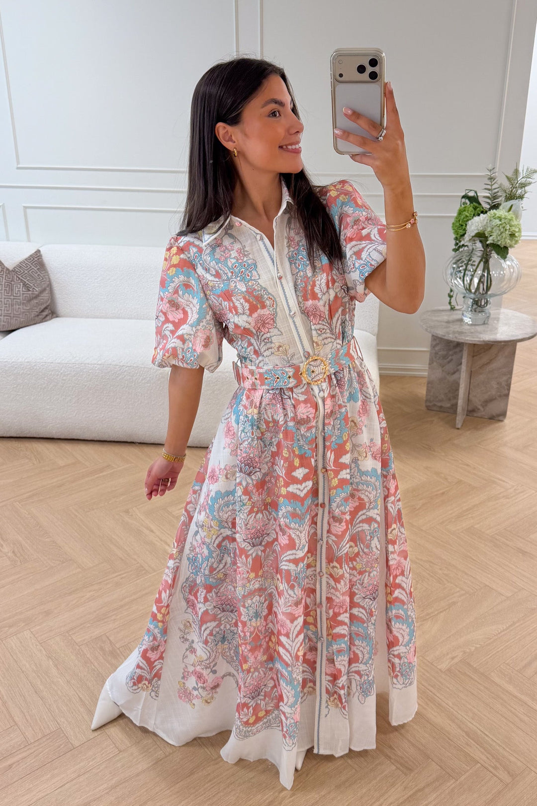 Olivia Maxi Dress Pink | Kjoler | Smuk
