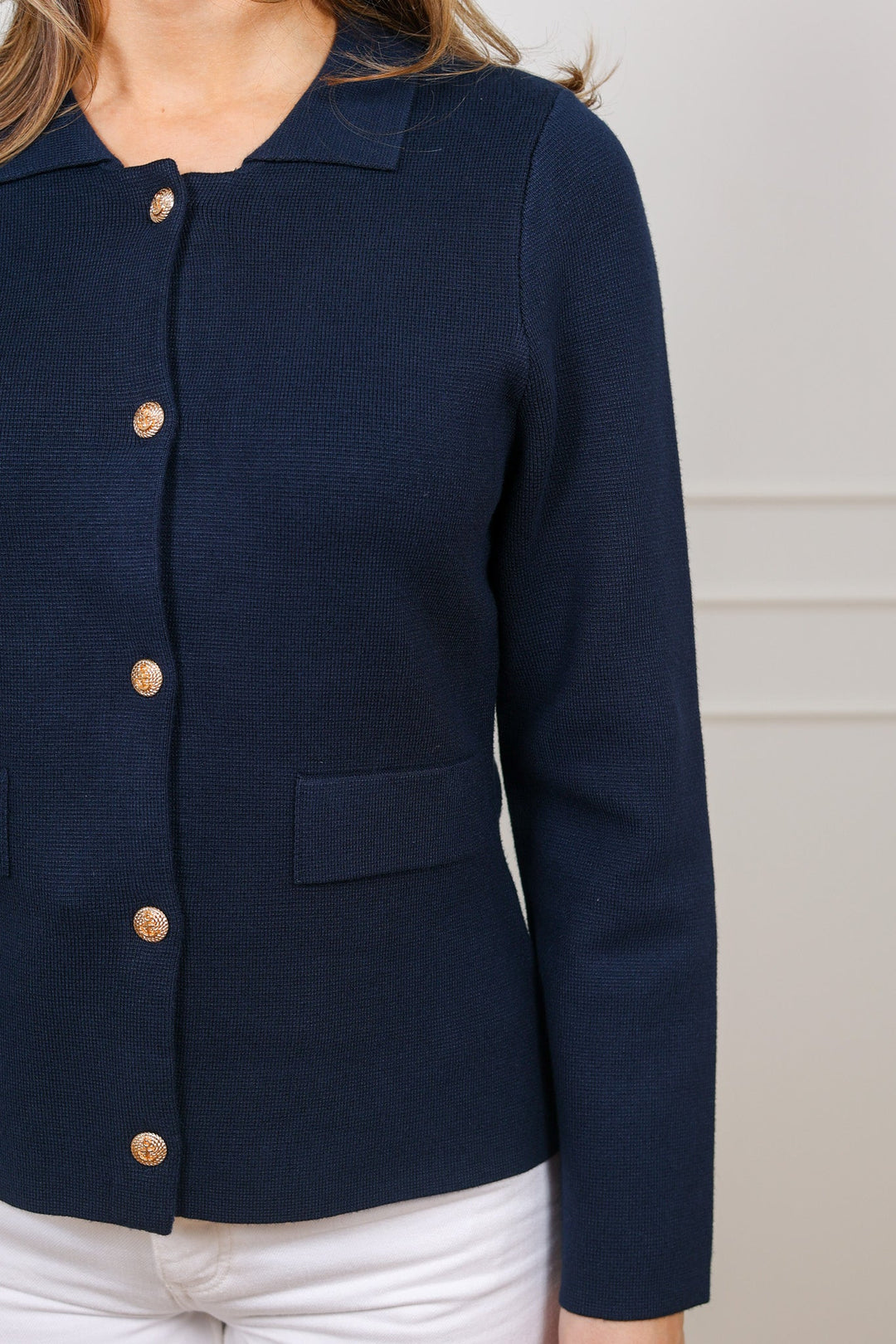 Onassis Cardigan Navy | Genser | Smuk
