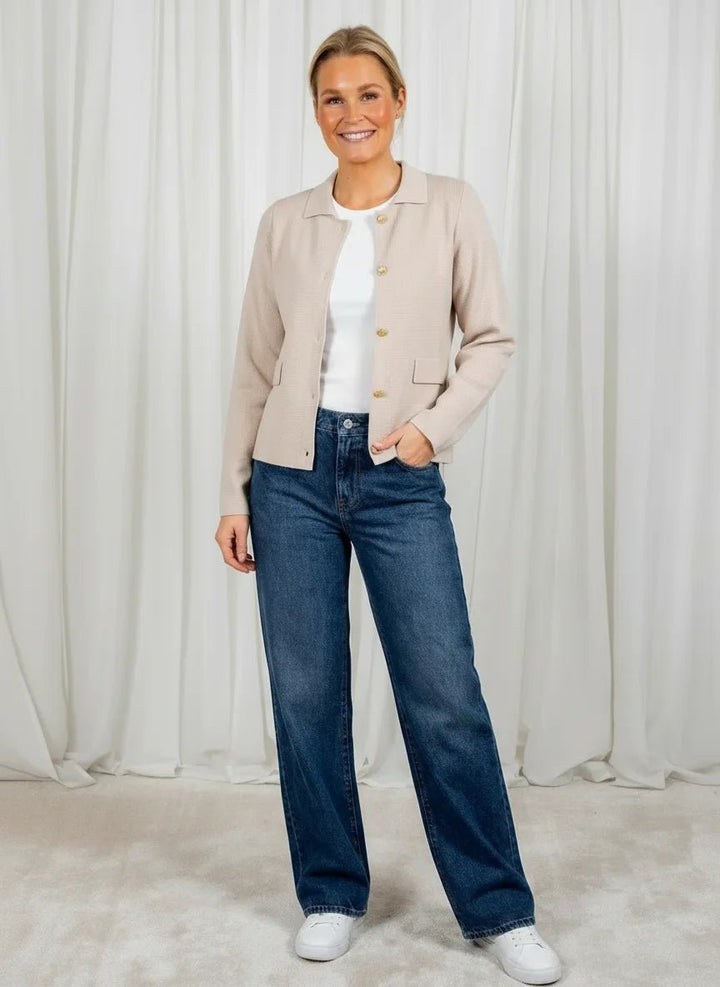 Onassis Cardigan Sand | Genser | Smuk