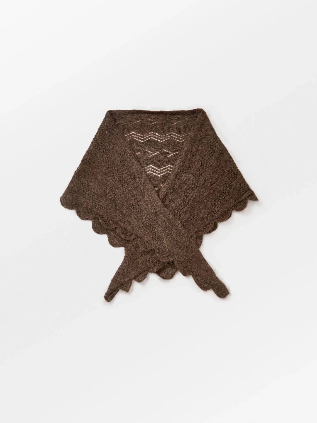 Opany Triangle Scarf Hot Fudge Brown | Accessories | Smuk