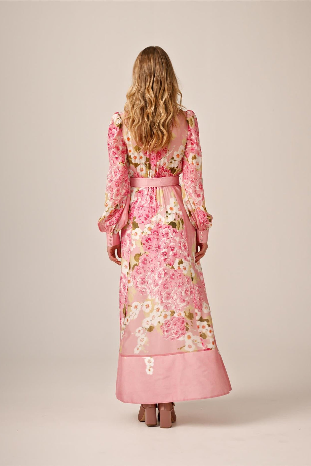 Organza Belt Dress Cherry Blossom | Kjoler | Smuk - Dameklær på nett