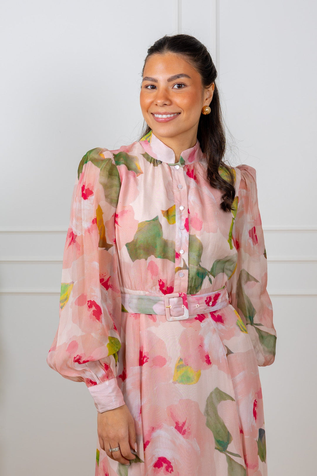 Organza Belt Dress Rosette | Kjoler | Smuk