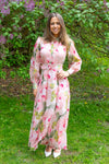 Organza Belt Dress Rosette