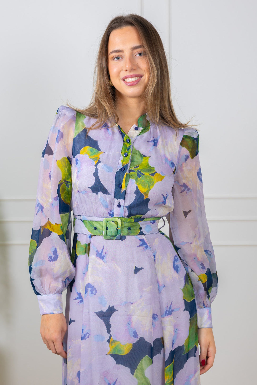 Organza Belt Dress Viola | Kjoler | Smuk