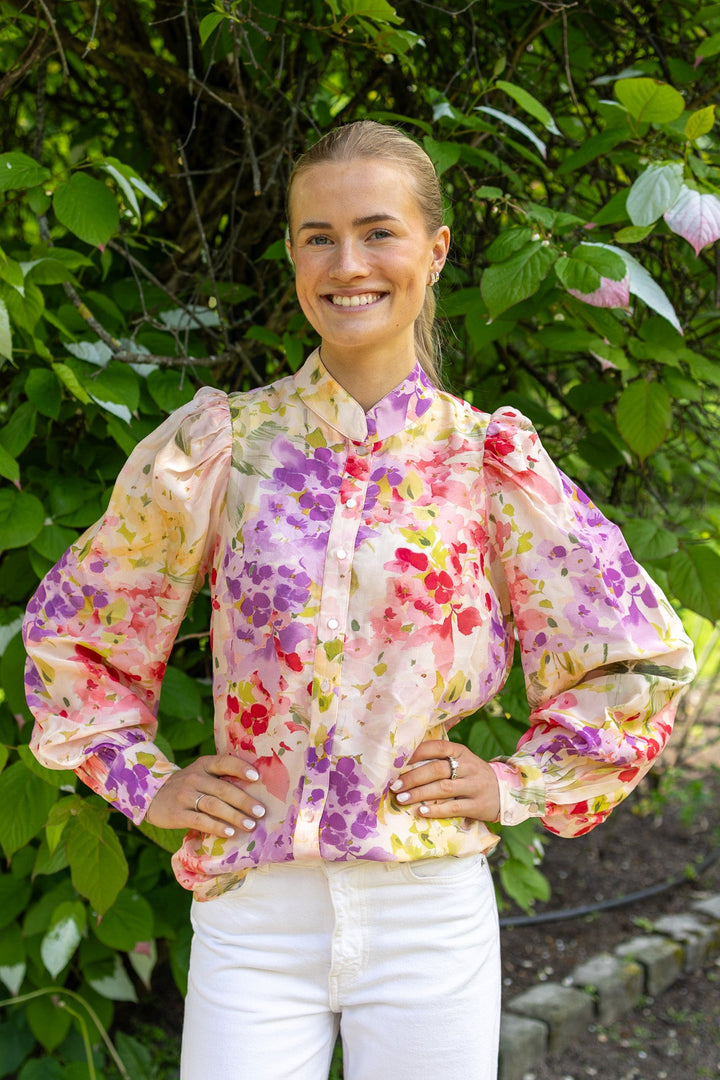 Organza Blouse Blush Dream | Skjorter og bluser | Smuk