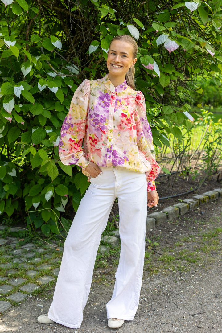 Organza Blouse Blush Dream | Skjorter og bluser | Smuk