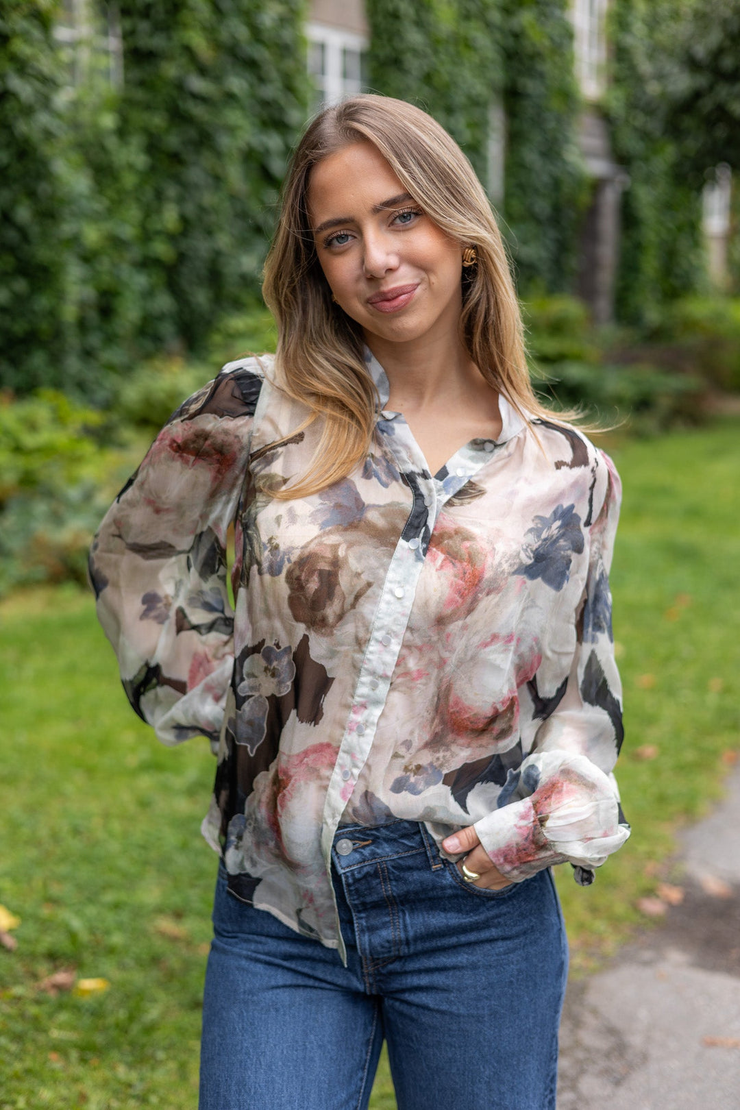 Organza Blouse Fluid | Skjorter og bluser | Smuk - Dameklær på nett