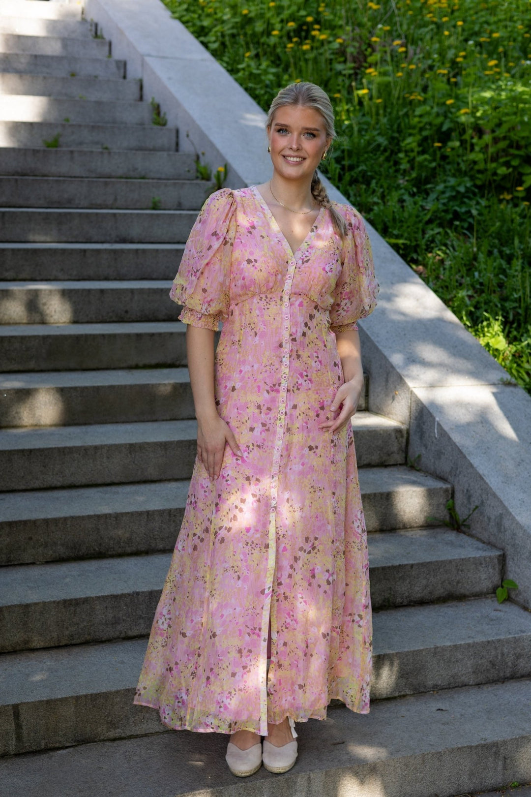 Organza Gown Pink Meadow | Kjoler | Smuk - Dameklær på nett