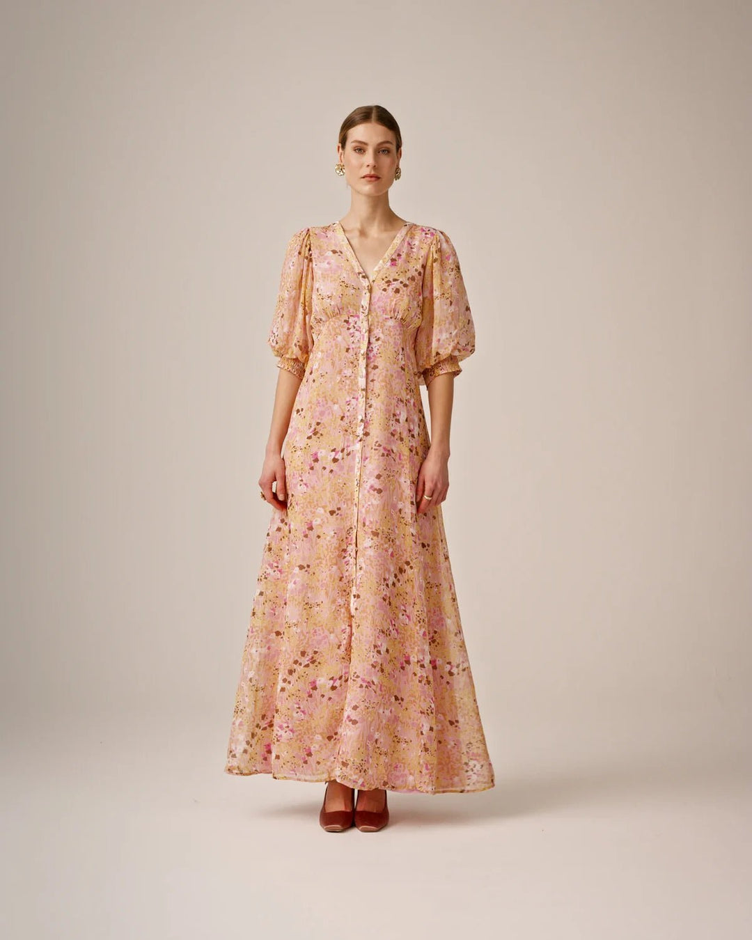 Organza Gown Pink Meadow | Kjoler | Smuk - Dameklær på nett