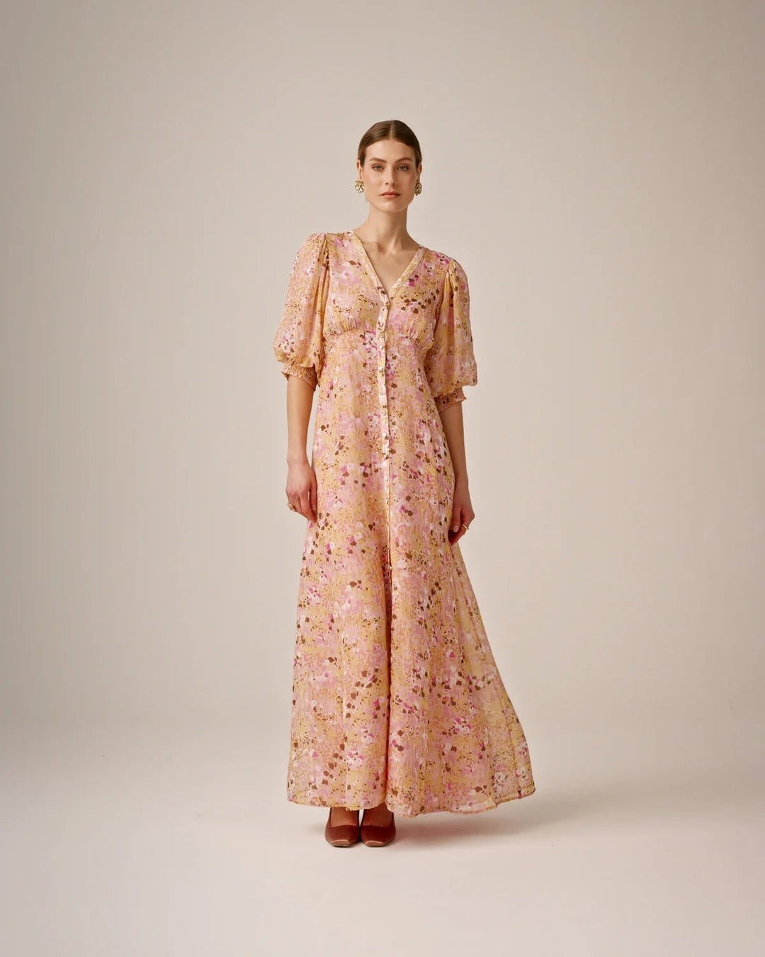 Organza Gown Pink Meadow | Kjoler | Smuk - Dameklær på nett
