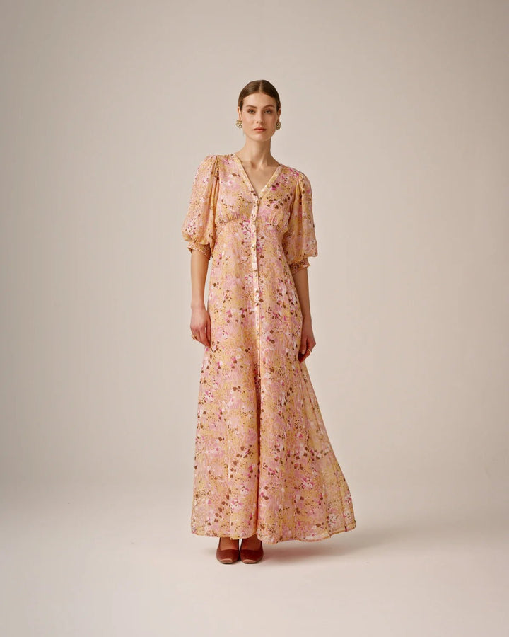 Organza Gown Pink Meadow | Kjoler | Smuk - Dameklær på nett