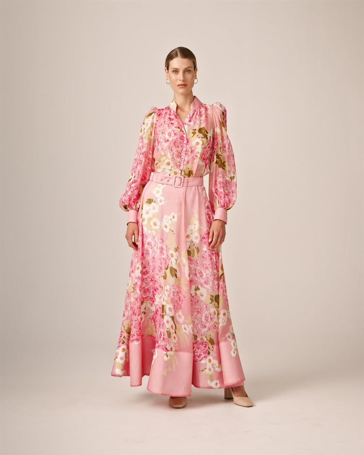 Organza Maxi Skirt Cherry Blossom | Skjørt | Smuk - Dameklær på nett