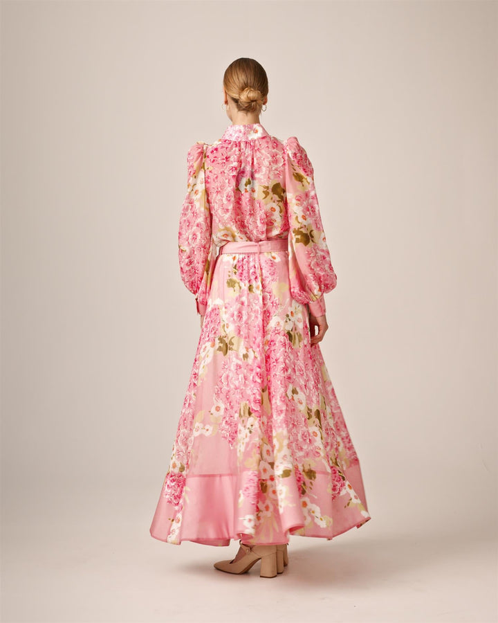 Organza Maxi Skirt Cherry Blossom | Skjørt | Smuk - Dameklær på nett
