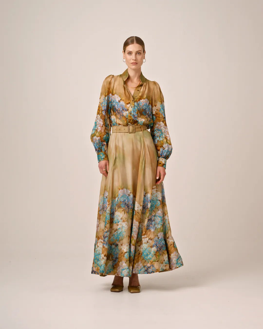 Organza Maxi Skirt Forest Flower | Skjørt | Smuk - Dameklær på nett