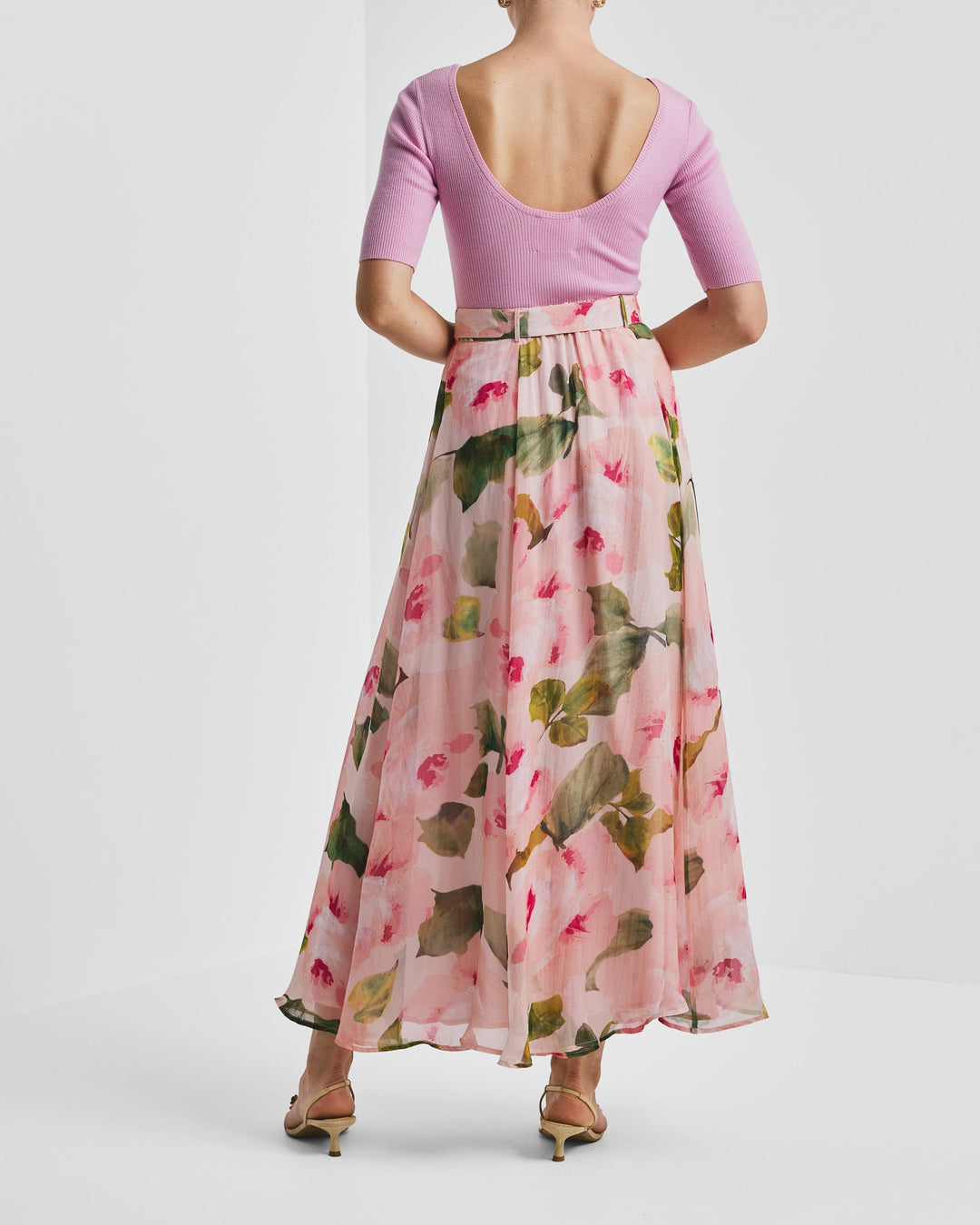 Organza Maxi Skirt Rosette | Skjørt | Smuk