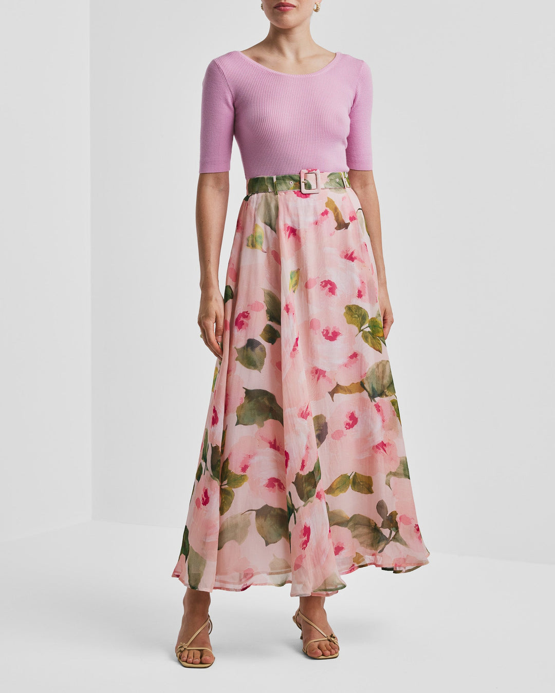 Organza Maxi Skirt Rosette | Skjørt | Smuk
