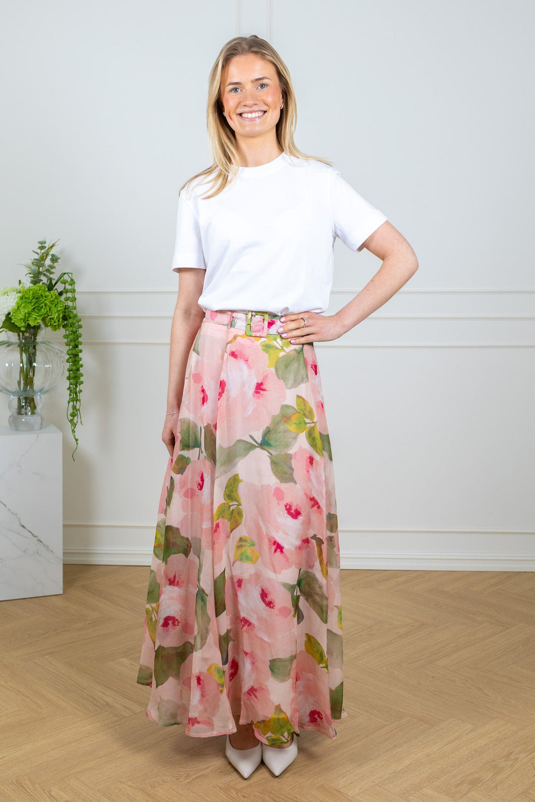 Organza Maxi Skirt Rosette | Skjørt | Smuk