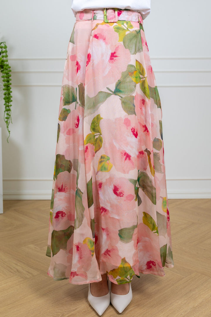 Organza Maxi Skirt Rosette | Skjørt | Smuk