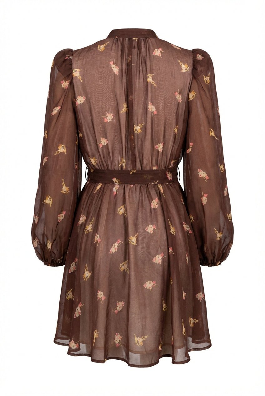 Organza Mini Dress Midnight Field | Kjoler | Smuk