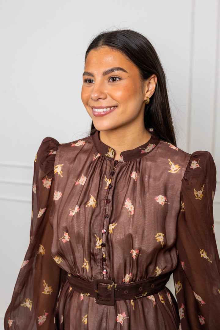 Organza Mini Dress Midnight Field | Kjoler | Smuk - Dameklær på nett