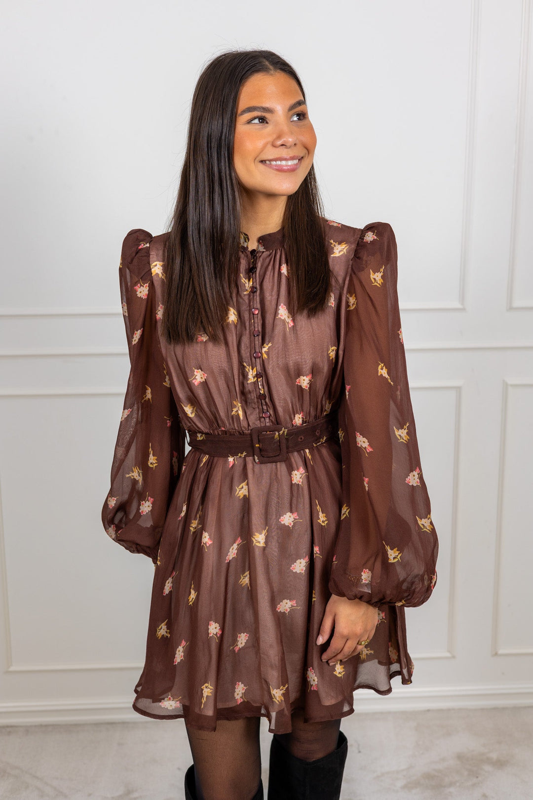 Organza Mini Dress Midnight Field | Kjoler | Smuk - Dameklær på nett